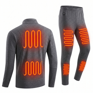 Nouvel ensemble de <span class=keywords><strong>sous</strong></span>-vêtements chauffants pour hommes, design tendance, couche de base chauffante imperméable pour la randonnée en extérieur - Product Image 1