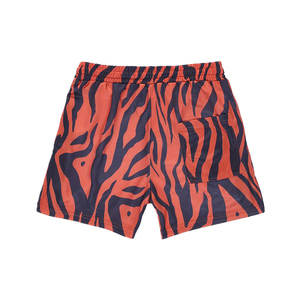 Men's Tiger Pattern Board Shorts Quick Dry Mesh Elastic Waist Drawstring Pockets Casual Summer Beach Wear - Product Image 3