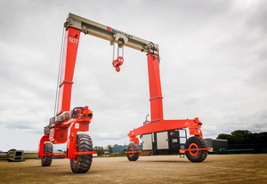 900 Ton Heavy Duty Goliath Crane 220V to 690V Power Supply Rail <b>Mounted</b> Portal Crane with Heavy Duty Hook <b>Block</b> Maker - Product Image 4