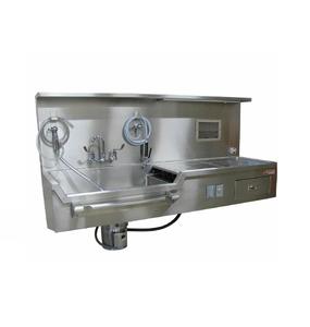 อ่างล้างจานชันสูตรศพแบบติดผนังที่ออกแบบมาเพื่อการตรวจสอบที่ปลอดภัยถูกสุขลักษณะและถูกหลักสรีรศาสตร์และการจัดการของเหลว - Product Image 2