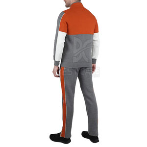 Survêtements zippés pour hommes de haute qualité, sur mesure, couleur et design personnalisés, prix abordable, vente en gros, respirants - Product Image 3