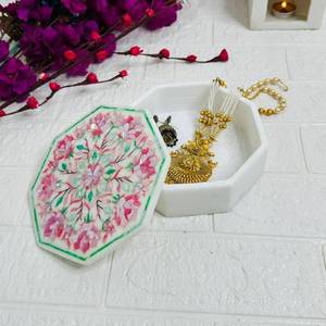 Modern High Quality Marble Storage Jewelry <b>Box</b> Best Price Wholesale Home Decoration with Gorgeous Inlay - Product Image 1