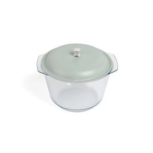 Plat de service arabe en verre doré, inspiré du Majlis, pour buffet, avec couvercle, ensemble chauffe-plats et calligraphie - Product Image 5