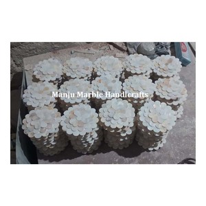 Latest High Class Stock Fantastic Sea Shell Gemstone Inlaid Work Indian Artisan Made Business <b>Gifting</b> Mirrors For Eid Festival - Product Image 3