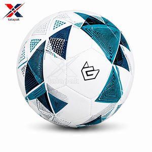 ลูกฟุตบอลสั่งทำขายส่งพร้อมโลโก้ วัสดุ PU PVC TPU สำหรับผู้ใหญ่ทุกเพศ เล่นกีฬาเป็นทีม ฝึกซ้อม ออกแบบโลโก้และสีตามสั่ง - Product Image 3