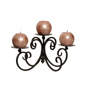 Candelabros modernos de hierro, buena venta, nuevo diseño, candelabro elegante, soporte de vela decorativo de lujo para el hogar, acabado de moda - Product Image 1