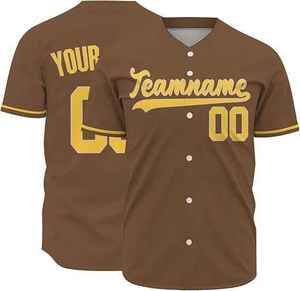 Factory Direct Custom Made Breathable High Quality Printed Short <b>Baseball</b> Jersey New Design 100% Polyester Quick Dry - Product Image 6