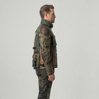 Veste en cuir véritable pour homme 2024-25, col montant, imperméable, coupe-vent, personnalisable OEM, respirante, réversible, pour l'hiver
