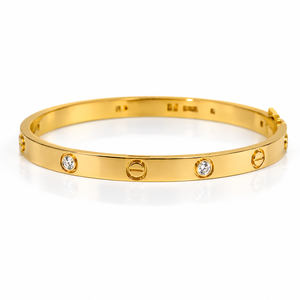 Engagement Bracelet Solid Gold 14K Natural Diamonds Lab Certified IGI Ingemco Anniversary Gift Women's Collection Wholesale - Product Image 2