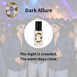 Perfume Nocturno Unisex Dark Allure, Aroma a Café y Vainilla, Ingredientes Naturales, Larga Duración, 30 ml, Bruma Corporal/EDP, 10 g, Perfume Sólido - Product Image 3