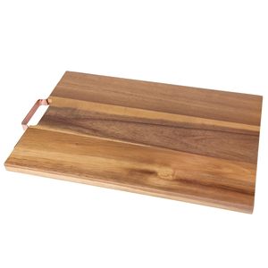 Planche à découper en bois pour la cuisine, planche ronde pour la pizza et le fromage, planche à découper les légumes faite à la main, fabriquée en Inde - Product Image 1