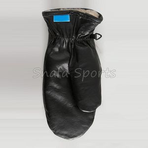 Mitaines en cuir de mouton pour hommes, mitaines thermiques de fabrication artisanale, pour le cyclisme quotidien, le ski en plein air, les occasions décontractées - Product Image 5