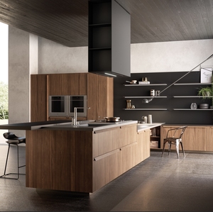 JY Project Customized Commercial Kitchen Cabinets Modern Freestanding European Style MDF <b>Melamine</b> RTA Kitchen Cabinet <b>Set</b> - Product Image 1