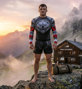 Rashguard à manches longues 220 GSM respirant, séchage rapide, écologique, pour BJJ MMA Grappling, compression, imprimé, manches intégrales en Spandex - Product Image 5