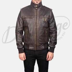 Parka utilitaire marron expresso symétrique à double fermeture éclair, col montant côtelé, multi-poches, vente en gros - Product Image 3