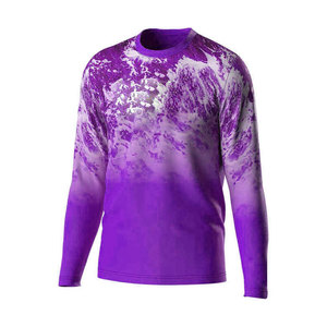 T-shirt de pêche pour homme, qualité supérieure durable, 100 % polyester respirant, impression personnalisée - Product Image 2