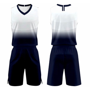 Custom Men's Sleeveless <b>Volleyball</b> Jersey <b>Set</b> Gradient Color V-Neck Quick Dry Breathable Athletic Uniform for Team Use - Product Image 1