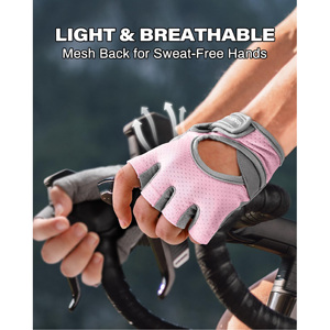 Guantes de Ciclismo Personalizados con Agarre Antideslizante, Guantes de Entrenamiento de Medio Dedo, Unisex, para Gimnasio - Product Image 3