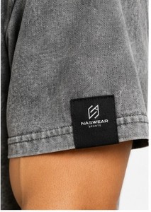 Camisetas Transpirables de Talla Grande para Hombre, Lavado Ácido, 100% Algodón, Personalizables, Ropa Casual, Servicio OEM, Ropa Lavada al Ácido al por Mayor, Personalizada - Product Image 4