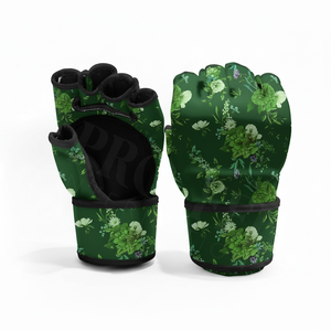 Guantes de Boxeo de Medio Dedo de Alto Rendimiento con Diseño Personalizado Impreso para Artes Marciales, Guantes de Sparring de 12 OZ con Logotipo Serigrafiado - Product Image 3