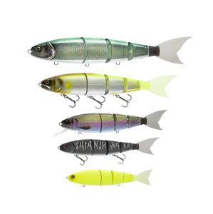 Leurres de pêche lestés de luxe portables les plus vendus, ensembles de leurres souples de grande taille - Product Image 1