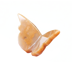 Ailes de papillon en aventurine jaune naturelle sculptées, pierre énergétique, spécimen minéral de guérison, décoration pour la maison et le bureau, vente en gros - Product Image 4