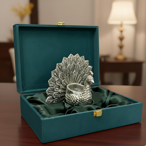 Silver Metal Tealight Candle Holder Decorative Votive Stand Home Decor Wedding Christmas Festive <b>Table</b> Centerpiece Eco-Friendly - Product Image 5