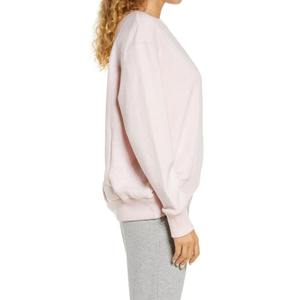 Sudadera personalizada con logo para mujer, transpirable, estampada, 100% de alta calidad, con hombros caídos, para damas. - Product Image 5