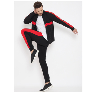 Ensemble de survêtement d'hiver pour homme avec fermeture éclair intégrale, vêtements de sport personnalisés, ensemble veste et pantalon de jogging, tenue de sport pour la course à pied et l'entraînement, broderie 3D - Product Image 4