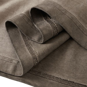 เสื้อยืดคอกลมแขนสั้นสไตล์มินิมอลสำหรับฤดูร้อน แบบยูนิเซ็กซ์  ถักทอจากวัสดุรักษ์โลก ซักแล้วนุ่ม ระบายอากาศได้ดี สวมใส่สบาย - Product Image 6