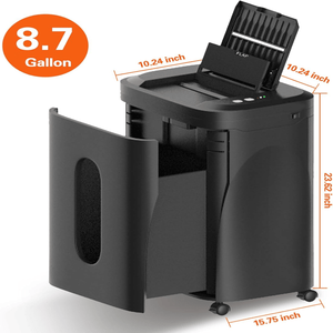 Trituradora de Papel de Alta Resistencia con Alimentación Automática para 250 Hojas, 60 Minutos de Funcionamiento Continuo, Nivel de Seguridad P5, Trituradora Micro CU Comercial para Oficina y Hogar - Product Image 3