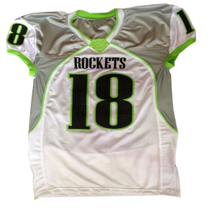 Camisetas de fútbol americano con número bordado, baratas - Product Image 1