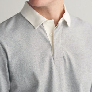 Camisa para Hombre, Corte Entallado, Manga Larga, Secado Rápido, Tela de Nailon/Algodón, Bordado e Impresión Personalizados, Venta al Por Mayor, Fábrica OEM 2026 - Product Image 5