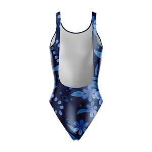 Maillot de bain une pièce extensible pour femme, dos en U, personnalisable, qualité supérieure, fournisseur - Product Image 5