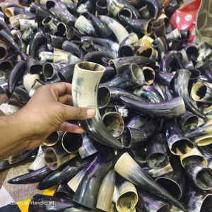 Cuerno para Beber OX Pequeño de la Mejor Calidad 100%, Utensilio Medieval para Beber, Regalo de Herencia, Cuerno Blanco Corto Pulido a Precio de Mayoreo - Product Image 1