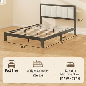 Struttura letto matrimoniale in noce con piattaforma e doghe in legno, facile da montare, non richiede rete a molle, resistente - Product Image 3