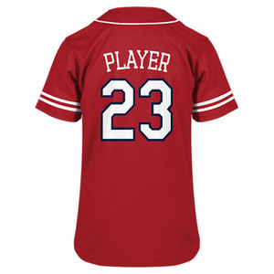 Premium Sublimated Printed Baseball Jerseys 100% Polyester Anti-Bacterial V-neck Factory Direct Price Low MOQ Worldwide Shipping - Product Image 2