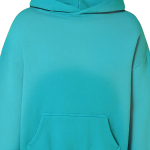 Sudadera con Capucha Personalizada Color Verde Azulado, Sudadera Extra Grande de Forro Polar para Hombre y Mujer, Fabricante de Sudaderas de Estilo Urbano - Product Image 1