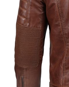 Men's Vintage Genuine Leather <b>Jacket</b> Premium Biker Motorcycle Coat Durable Casual Fashion Streetwear Outerwear - Product Image 2