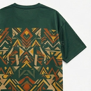 T-shirt en tricot imprimé surdimensionné pour homme, style hip-hop streetwear, coupe ample, imprimé avant audacieux, confortable, tenue de tous les jours - Product Image 4