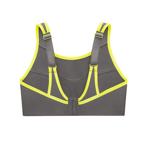 Conjunto de Yoga sin Costuras para Mujer, Top Deportivo con Cuello en V, Bloques de Color en Contraste y Ribete - Product Image 2