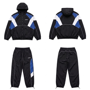 Chándal Cortavientos de Poliéster Tejido Personalizado de 2 Piezas - Bajo MOQ, Fabricante OEM al por Mayor, Ropa Deportiva B2B - Product Image 1
