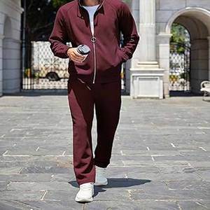 Conjunto deportivo de algodón premium con diseño de lavado ácido, perfecto para hombres que buscan comodidad, moda y estilo, unisex. - Product Image 2