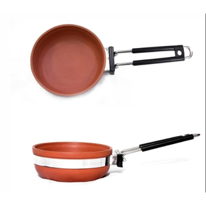 Poêle en terre cuite - Compatible gaz et induction - Sans revêtement - Product Image 2