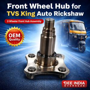 ดุมล้อหน้าสำหรับรถตุ๊กตุ๊ก TVS King |   ชุดประกอบดุมล้อหน้ารถสามล้อ อะไหล่ทดแทน OEM - Product Image 3