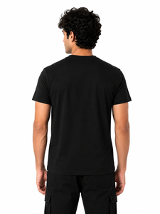 ลิฟสเตอร์ พรีเมียม เรกูลาร์ ฟิตเสื้อยืดผ้าฝ้ายดิจิตอลสีดำผู้ชายคอกลมแขนสั้นลำลองสตรีทแวร์ฤดูร้อนซักด้วยเครื่องซักผ้าได้ - Product Image 2