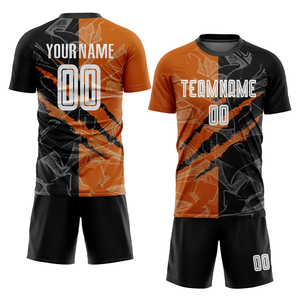 Derniers modèles de maillots de football en sublimation, ensembles de maillots de football 100% polyester, vêtements d'équipe, survêtements de football pour adultes - Product Image 3
