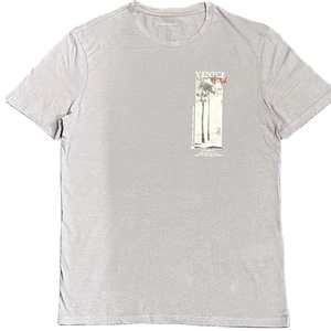Camiseta de manga corta ajustada informal para hombre con estampado de serigrafía de algodón 100% para hombre - Product Image 2