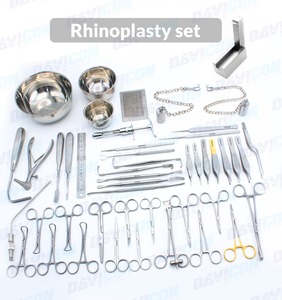 Juego de Instrumentos de Cirugía Plástica Profesional de Acero Inoxidable Reutilizable de Grado Médico para Rinoplastia, Kit de Reconstrucción Nasal DAVICON - Product Image 6