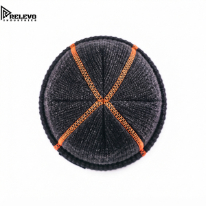 Techwear Modular Ribbed Beanie <b>Hat</b> Cyberpunk Tactical Cuff Detachable Carabiner Neon Embroidery 100% Acrylic Unisex Adult <b>Winter</b> - Product Image 3